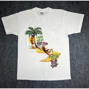 Vintage 90s Margaritaville T-Shirt Large Caribbean Soul Jimmy Buffett